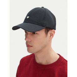 Czapka z daszkiem Barbour. Niebieskie czapki męskie Barbour, bez wzorów. Za 99.99 zł.