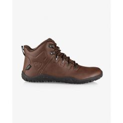 Buty outdoorowe Kilpi BARE HIGH WP-U do chodzenia boso. Brązowe buty trekkingowe męskie Kilpi, bez wzorów, bez zapięcia, trekkingowe. Za 628.61 zł.