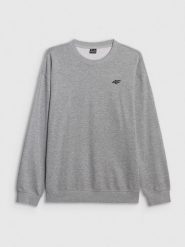 4F Bluza dresowa nierozpinana bez kaptura męska - szara S. Szare bluzy nierozpinane męskie 4f, m, bez wzorów, z dresówki, bez ramiączek, bez kaptura. Za 99.99 zł.