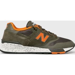 New Balance - Buty ML597SKJ. Brązowe buty sportowe na co dzień męskie New Balance, z materiału, sportowe. Za 399.90 zł.