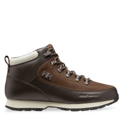 Trekkingi Helly Hansen. Brązowe buty trekkingowe męskie Helly Hansen, bez wzorów, sportowe, bez obcasa, bez zapięcia. Za 629.99 zł.