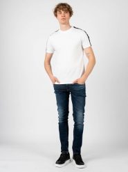 Les Hommes T-shirt | LF224100-0700-1009 | Round Neck | Mężczyzna | Biały. Białe t-shirty męskie Les Hommes, m, bez wzorów, z bawełny, bez kołnierzyka, bez ramiączek. W wyprzedaży za 289.00 zł.