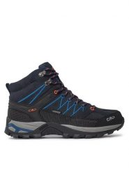 CMP Trekkingi Rigel Mid Wp 3Q12947 Granatowy. Niebieskie buty trekkingowe męskie CMP, bez wzorów, ze skóry, bez zapięcia, trekkingowe. Za 349.99 zł.