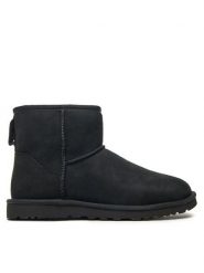 Ugg Śniegowce M Classic Mini 1002072 Czarny. Czarne buty zimowe męskie UGG, bez wzorów, ze skóry, bez obcasa, bez zapięcia. Za 849.99 zł.
