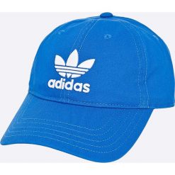 Adidas Originals - Czapka Trefoil Cap. Niebieskie czapki męskie Adidas Originals, z bawełny. W wyprzedaży za 59.90 zł.