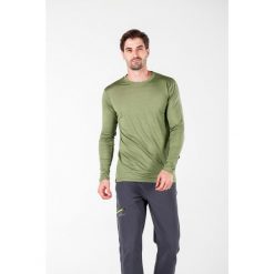 Koszulka termoaktywna męska Woolona Eris z długim rękawem 100% Merino. Zielone bielizna termoaktywna męska WOOLONA, l, bez wzorów, z wełny, bez ramiączek. W wyprzedaży za 288.00 zł.