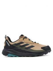 Adidas Trekkingi Terrex Anylander Rain.Rdy JQ9961 Brązowy. Brązowe buty trekkingowe męskie ADIDAS, bez wzorów, z materiału, sportowe, bez obcasa, bez zapięcia. Za 319.99 zł.