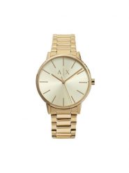 Armani Exchange Zegarek AX7144SET Złoty. Żółte, analogowe zegarki męskie Armani Exchange, złote. Za 709.99 zł.