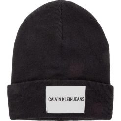 Czapka CALVIN KLEIN JEANS - J Calvin Klein Jeans Beanie M K40K400854 016. Czarne czapki męskie Calvin Klein Jeans, z jeansu. Za 179.00 zł.