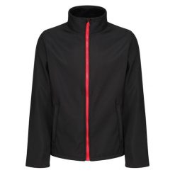Męska Kurtka Soft Shell Ablaze Printable. Czarne kurtki męskie Regatta, m, bez wzorów, sportowe, bez ramiączek, bez kaptura. Za 100.99 zł.