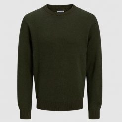 Sweter Jack & Jones Globe Duffel. Swetry męskie Jack&Jones, bez wzorów, bez kołnierzyka, bez ramiączek. W wyprzedaży za 163.90 zł.