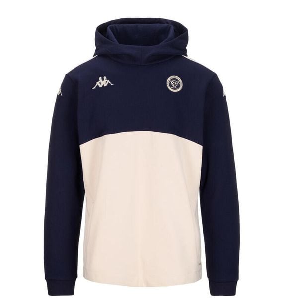 Bluza Union Bordeaux-Bègles Arufego 8 2024/25. Brązowe bluzy nierozpinane męskie Kappa, bez wzorów, z dresówki, sportowe, bez ramiączek, bez kaptura. Za 371.00 zł.