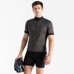 Koszulka rowerowa męska Pedal It Out Out. Czarne t-shirty sportowe męskie Dare 2B, m, bez wzorów, sportowe, bez ramiączek. W wyprzedaży za 147.40 zł.