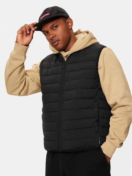 Quiksilver Czapka z daszkiem AQYHA05452 Czarny. Czarne czapki męskie Quiksilver, bez wzorów, z materiału. Za 59.99 zł.