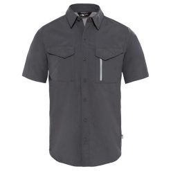 Koszula turystyczna męska The North Face M Sequoia. Szare koszule męskie TNF, m, bez wzorów, bez kołnierzyka, bez ramiączek. Za 195.00 zł.