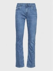 7 For All Mankind Jeansy Slimmy JSMSB800XC Niebieski Slim Fit. Niebieskie jeansy męskie 7 for all mankind, bez wzorów, z bawełny. Za 549.99 zł.