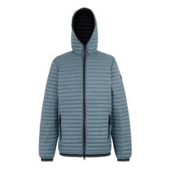 Męska Lekka Ocieplana Kurtka Rigain. Niebieskie kurtki męskie Regatta, m, bez wzorów, z puchu, sportowe, bez ramiączek, bez kaptura. Za 141.99 zł.