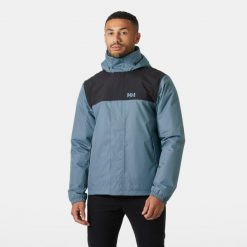 Kurtka wodoodporna Helly Hansen Vancouver. Niebieskie kurtki męskie Helly Hansen, m, bez wzorów, eleganckie, bez ramiączek, bez kaptura. Za 665.00 zł.
