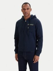 Aeronautica Militare Bluza 261FE2100UF00679 Granatowy Regular Fit. Niebieskie bluzy rozpinane męskie Aeronautica Militare, m, bez wzorów, z bawełny, bez ramiączek, bez kaptura. Za 959.99 zł.
