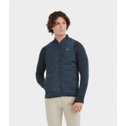 Kurtka puchowa Horse Pilot Storm. Niebieskie kurtki męskie HORSE PILOT, bez wzorów, z puchu, sportowe, bez ramiączek, bez kaptura. Za 808.50 zł.