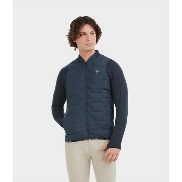 Kurtka puchowa Horse Pilot Storm. Niebieskie kurtki męskie HORSE PILOT, bez wzorów, z puchu, sportowe, bez ramiączek, bez kaptura. Za 808.50 zł.