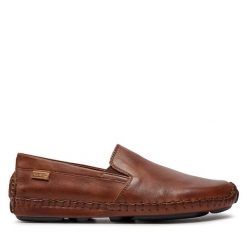 Półbuty Pikolinos. Brązowe codzienne półbuty męskie Pikolinos, bez wzorów, bez obcasa, bez zapięcia. Za 319.99 zł.