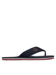 Tommy Hilfiger Japonki Patch Hilfiger Beach Sandal FM0FM05804 Granatowy. Niebieskie klapki i japonki męskie Tommy Hilfiger, bez wzorów, z materiału. Za 169.99 zł.