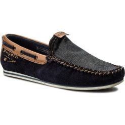 Mokasyny BUGATTI - 321-46963-1469-4140 Dark Blue/Blue. Niebieskie mokasyny męskie Bugatti, z materiału. W wyprzedaży za 239.00 zł.