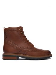 Clarks Kozaki Newford LaceBT 26183376 Brązowy. Brązowe buty zimowe męskie Clarks, bez wzorów, ze skóry, bez obcasa, bez zapięcia. Za 549.99 zł.