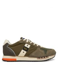 Blauer Sneakersy S5QUEENS01 Khaki. Brązowe buty sportowe na co dzień męskie Blauer, m, bez wzorów, z materiału, bez ramiączek, bez kaptura. Za 299.99 zł.