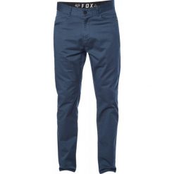 FOX Spodnie Męskie Stretch Chino 30 Niebieskie. Eleganckie spodnie męskie marki FOX. W wyprzedaży za 201.00 zł.