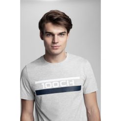 Koszulka męska Kamil Stoch Collection TSM503 - szary melanż. T-shirty męskie marki 4f. W wyprzedaży za 49.99 zł.