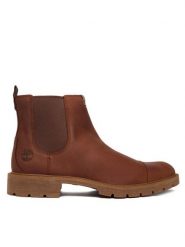 Timberland Sztyblety TB0A29N5F131 Brązowy. Brązowe sztyblety męskie Timberland, ze skóry, bez obcasa, bez zapięcia. Za 459.99 zł.