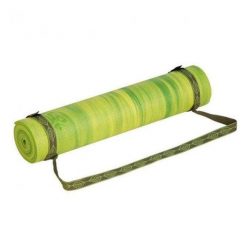 Pasek do transportu maty na rzep Bodhi Velcro - oliwkowy. Zielone paski męskie BODHI, bez wzorów, sportowe. W wyprzedaży za 24.99 zł.