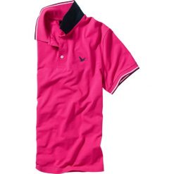 Shirt polo z bawełny pique bonprix ciemnoróżowy. Koszulki polo męskie marki 4f. Za 27.99 zł.