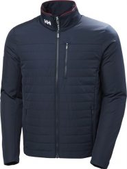 Kurtka męska Helly Hansen Helly Hansen kurtka męska Crew Insulator Jacket 2.0 30343 597 - granatowa XL. Kurtki męskie Helly Hansen, m, bez wzorów, bez ramiączek, bez kaptura. Za 799.99 zł.
