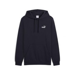 Męska bluza z kapturem Essentials z małym logo No. 1 PUMA New Navy Blue. Niebieskie bluzy nierozpinane męskie Puma, m, bez wzorów, prążkowane, z kapturem. Za 229.00 zł.