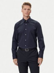 BOSS Koszula H-Joe 50549923 Granatowy Regular Fit. Niebieskie koszule męskie Boss, m, bez wzorów, z bawełny, bez kołnierzyka, bez ramiączek. Za 399.99 zł.