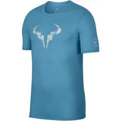 Nike Męska Koszulka Sportowa Rafa M Nk Dry Tee Crew Lagoon Pulse White L. T-shirty sportowe męskie marki Nike. W wyprzedaży za 125.00 zł.