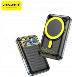 Powerbank Awei PA-10 10000mAh indukcyjny MagSafe czarny. Czarne powerbanki Awei. Za 92.83 zł.