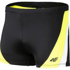 Kąpielówki męskie MAJM207 - GŁĘBOKA CZERŃ. Czarne kąpielówki męskie marki 4f, z elastanu. Za 49.99 zł.