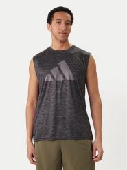 Adidas Koszulka techniczna Workout Essentials Brandlove KA5545 Szary Regular Fit. Szare t-shirty sportowe męskie ADIDAS, m, bez wzorów, z syntetyku, sportowe, bez ramiączek. Za 149.99 zł.