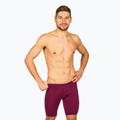 Jammery kąpielowe męskie FINIS Jammer Solid. Czerwone kąpielówki męskie FINIS, m, bez wzorów. Za 139.99 zł.