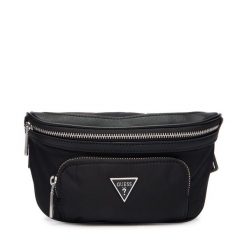 Nerka Guess. Czarne saszetki męskie Guess, z aplikacjami, małe. Za 369.99 zł.