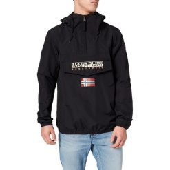 Kurtka turystyczna męska Napapijri Shade Sum. Czarne kurtki męskie Napapijri, m, bez wzorów, z poliamidu, bez ramiączek, bez kaptura. W wyprzedaży za 584.00 zł.