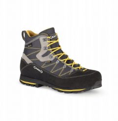 Buty trekkingowe męskie Aku M'S TREKKER LITE III WIDE GTX, anthracite/ mustard, 42. Żółte buty trekkingowe męskie Aku, bez wzorów, bez zapięcia. Za 687.87 zł.