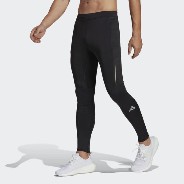 Legginsy Own the Run. Czarne legginsy męskie ADIDAS, m, bez wzorów, do biegania. Za 299.00 zł.