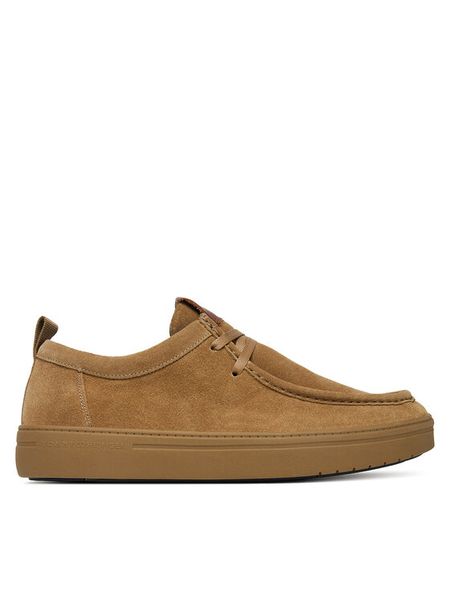 Tommy Hilfiger Półbuty Modern Light Suede Moc Toe Shoe FM0FM05501 Brązowy. Brązowe codzienne półbuty męskie Tommy Hilfiger, bez wzorów, ze skóry, bez obcasa, bez zapięcia. Za 319.99 zł.