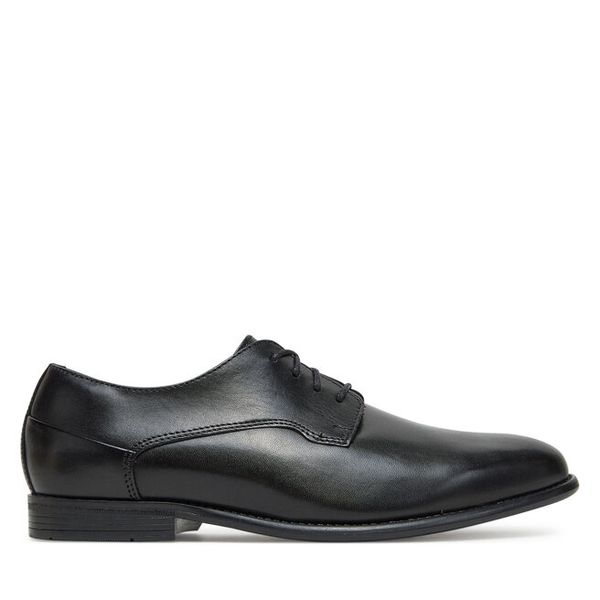 Półbuty Lasocki. Czarne eleganckie półbuty męskie Lasocki, wizytowe, bez obcasa, bez zapięcia. Za 249.99 zł.