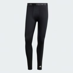 Legginsy TECHFIT Compression Training Long. Czarne bielizna termoaktywna męska ADIDAS, m, bez wzorów, z materiału, do piłki nożnej, techfit (adidas). Za 179.00 zł.
